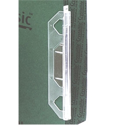 Twinlock Crystalfile Lateral Tabs Clear [Pack 50]